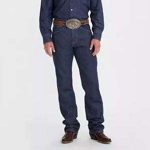 Levi’s Western Fit Dark Rinse Stretch Denim Jeans 32x32 ~ BRAND NEW